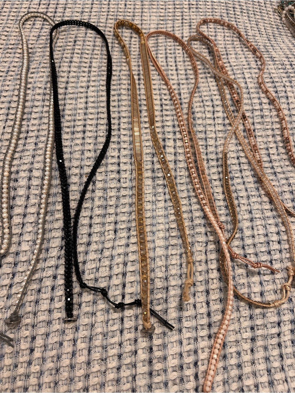 Victoria Emerson Wrap Bracelets - Black, Gray, Gold, Rose Gold, Beig